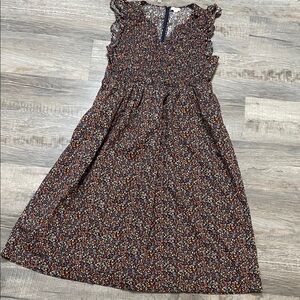 J. Crew floral cotton Dress with pockets